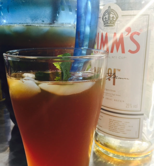 Pimm's Mint Iced Tea with Earl Grey