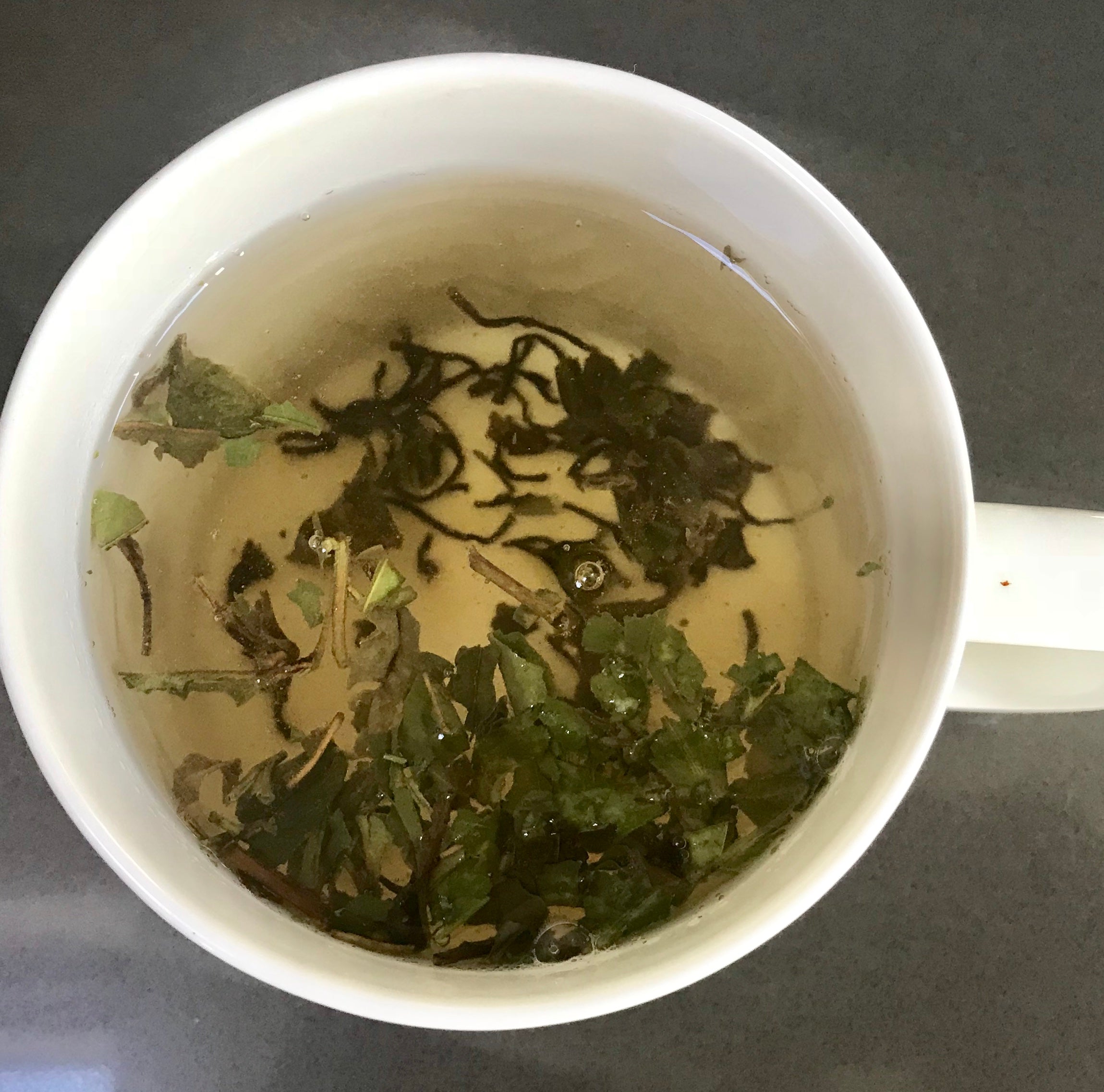 A great way to start the day - tea without milk
