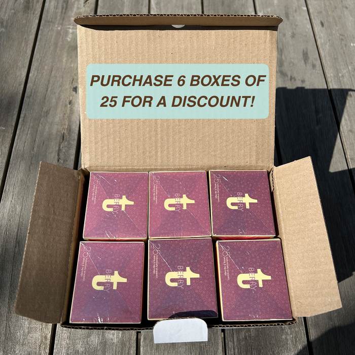 berry infusion string & tag