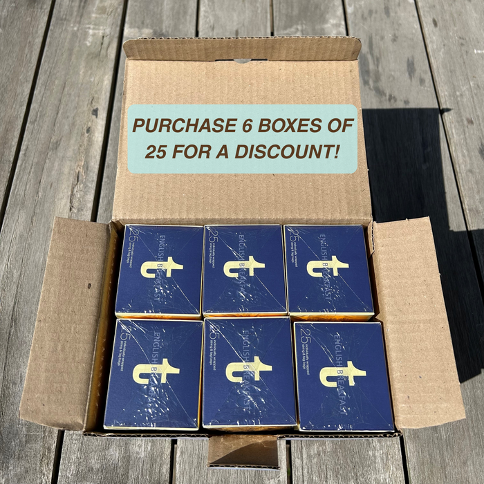 english breakfast string & tag 25's DEAL