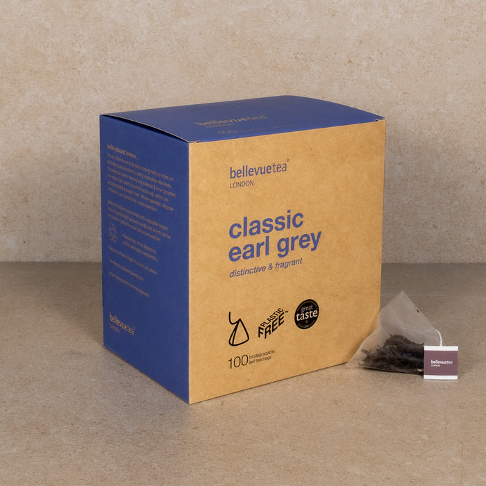 classic earl grey - 100 biodegradable leaf tea bags