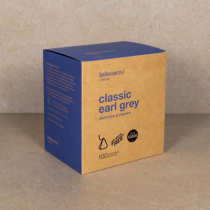 classic earl grey - 100 biodegradable leaf tea bags