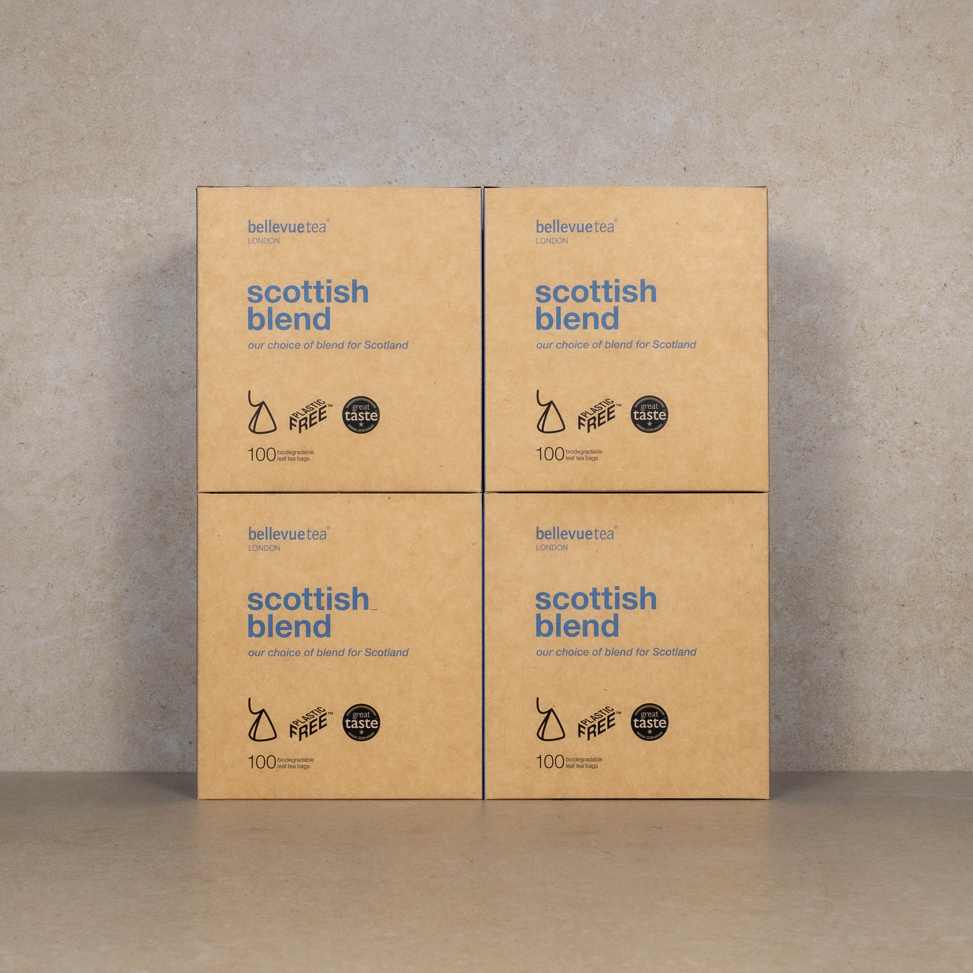 scottish blend - 100 biodegradable leaf tea bags