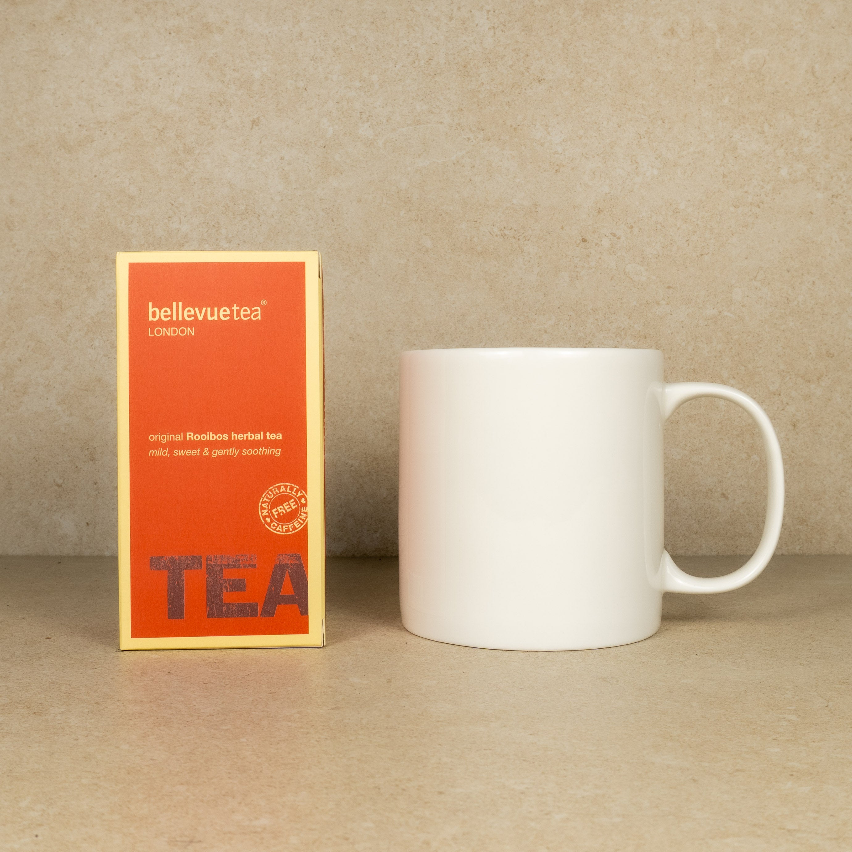 pint mug with a box of tea of your choice
