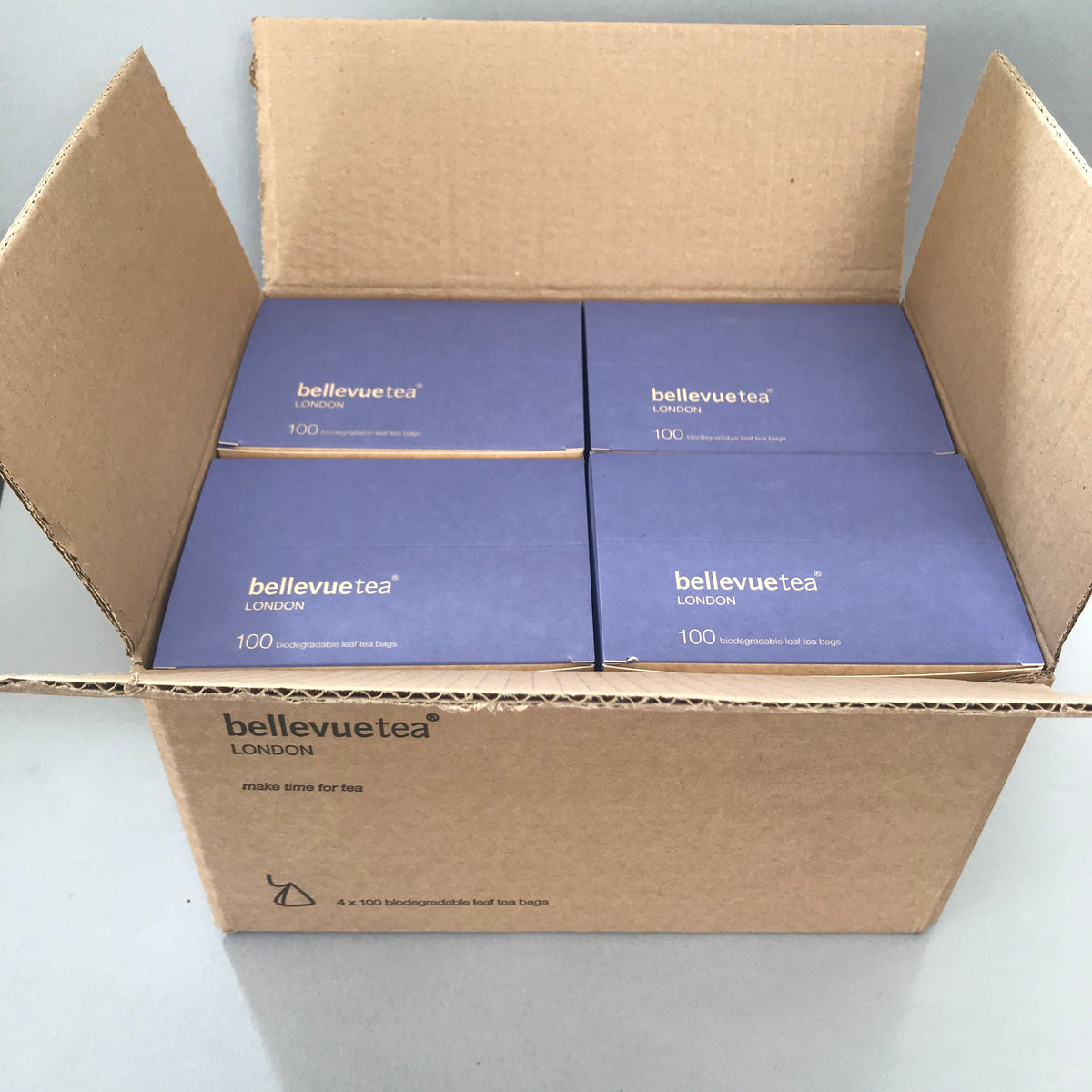 bellevue's best brew - 100 biodegradable leaf tea bags