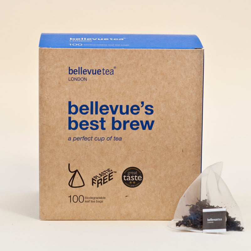 bellevue's best brew - 100 biodegradable leaf tea bags