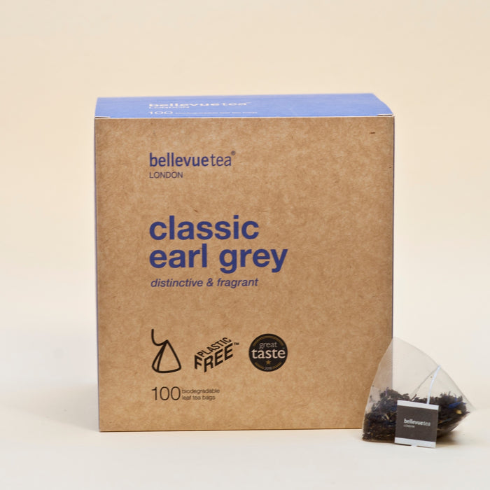 classic earl grey - 100 biodegradable leaf tea bags