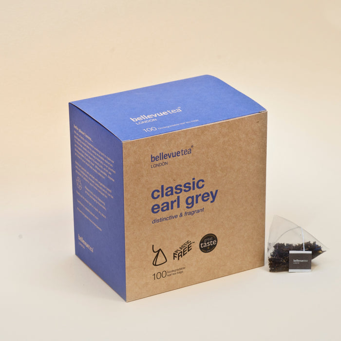 classic earl grey - 100 biodegradable leaf tea bags