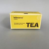 ginger & lemon infusion string & tag