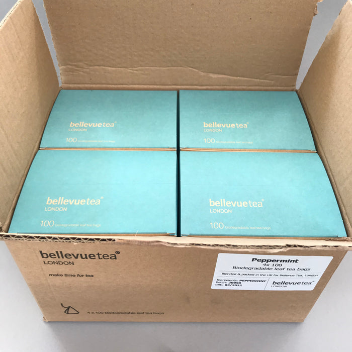 classic peppermint biodegradable leaf tea bags DEAL
