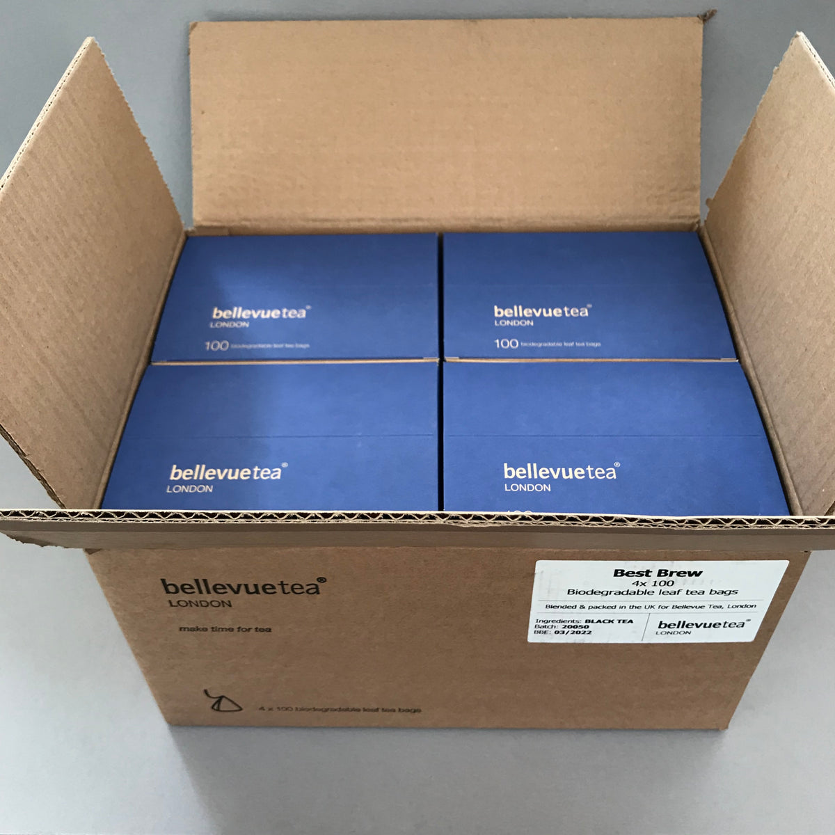 bellevue's best brew biodegradable leaf tea bags DEAL