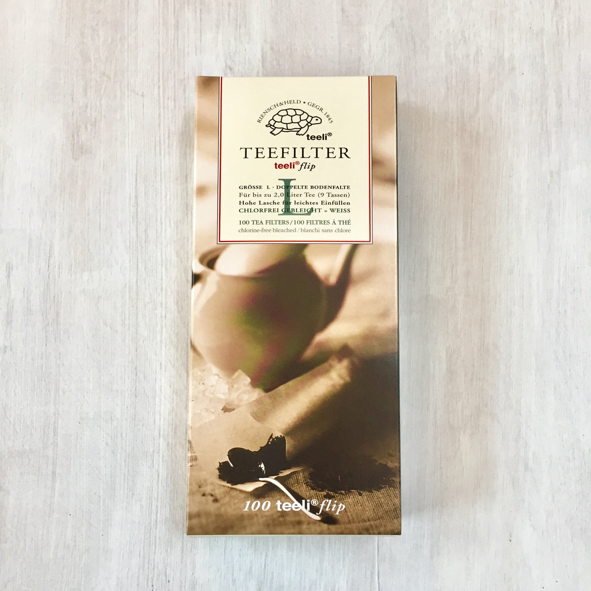 100 filter bags for leaf tea