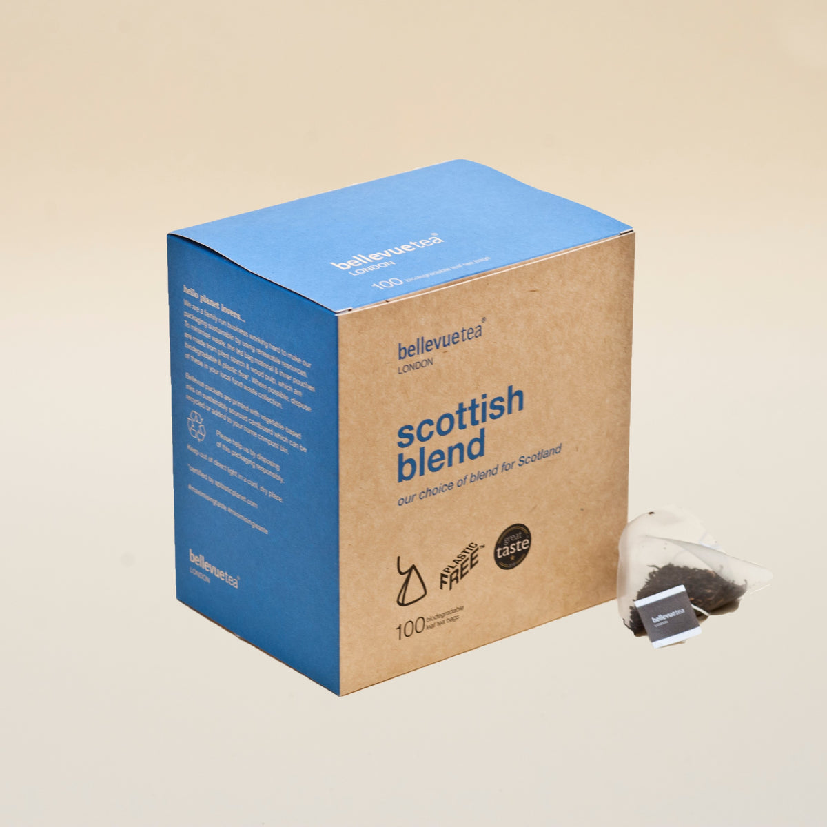 scottish blend - 100 biodegradable leaf tea bags